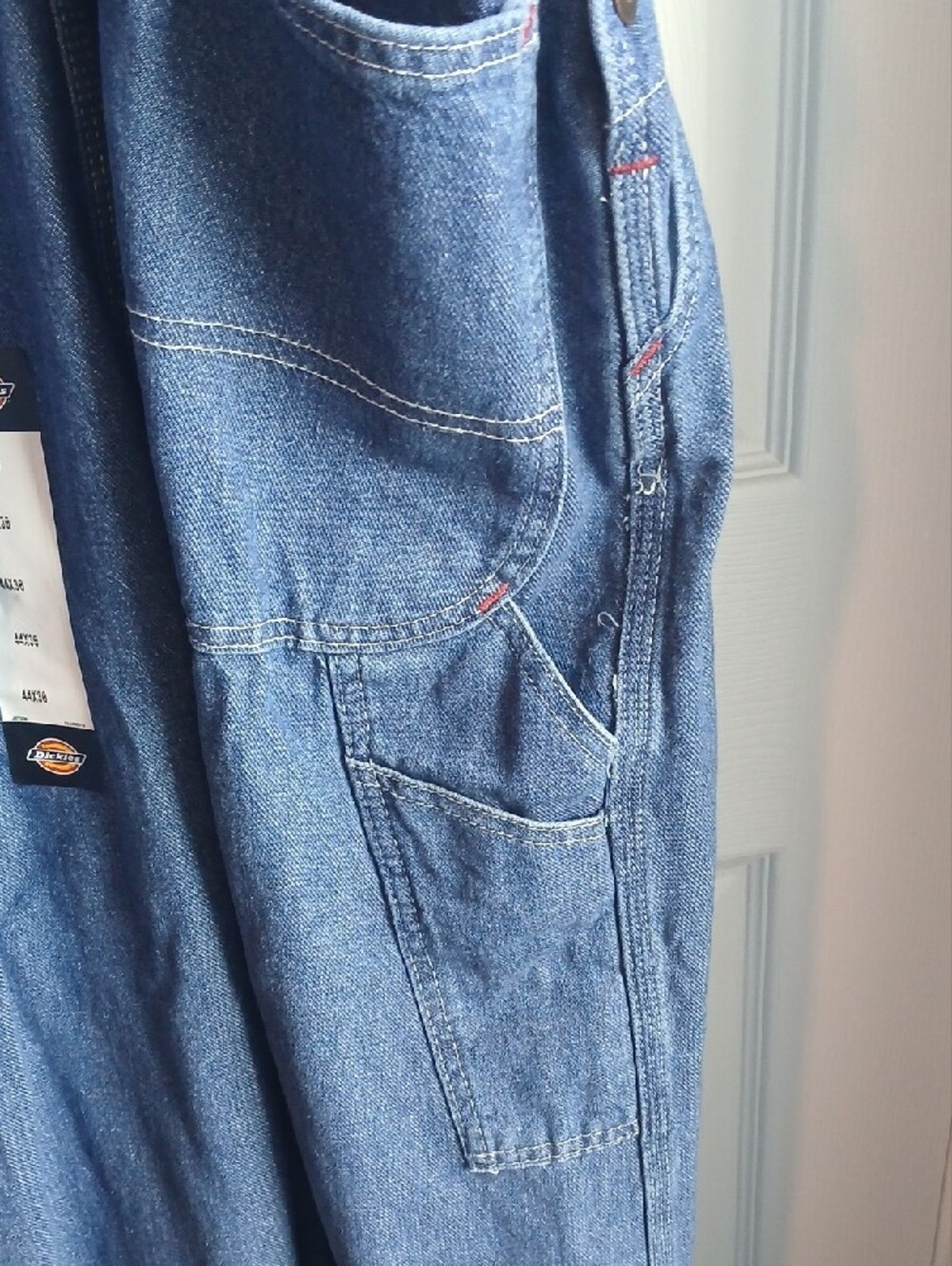 NWT Dickies Dark Blue Denim Work Overalls - Picture 4 of 7